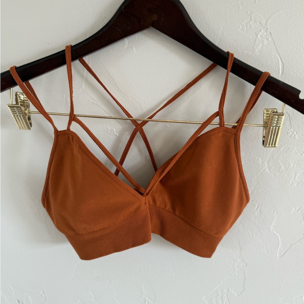 Rust Orange Women's Bra